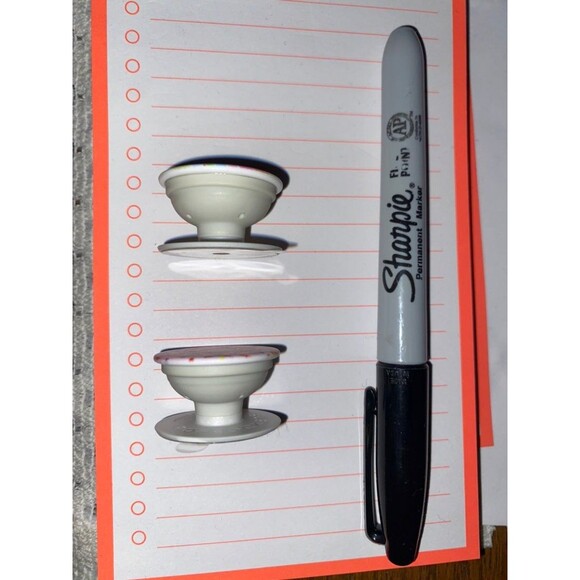 Two Mini PopSockets - Lollipop and Donut Pop Socket Phone Holder New Never Used - Picture 2 of 4